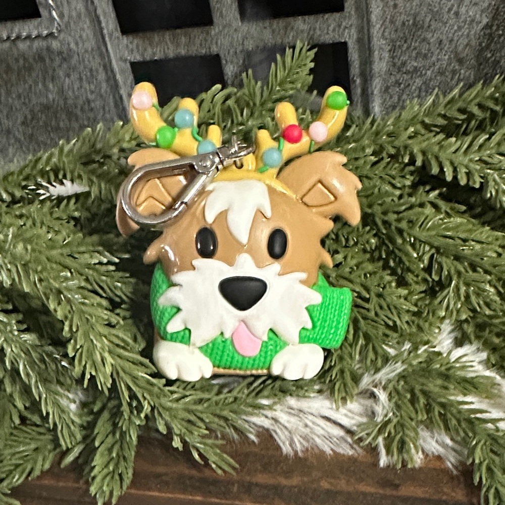 Bath & Body Works Festive Dog PocketBac Holder